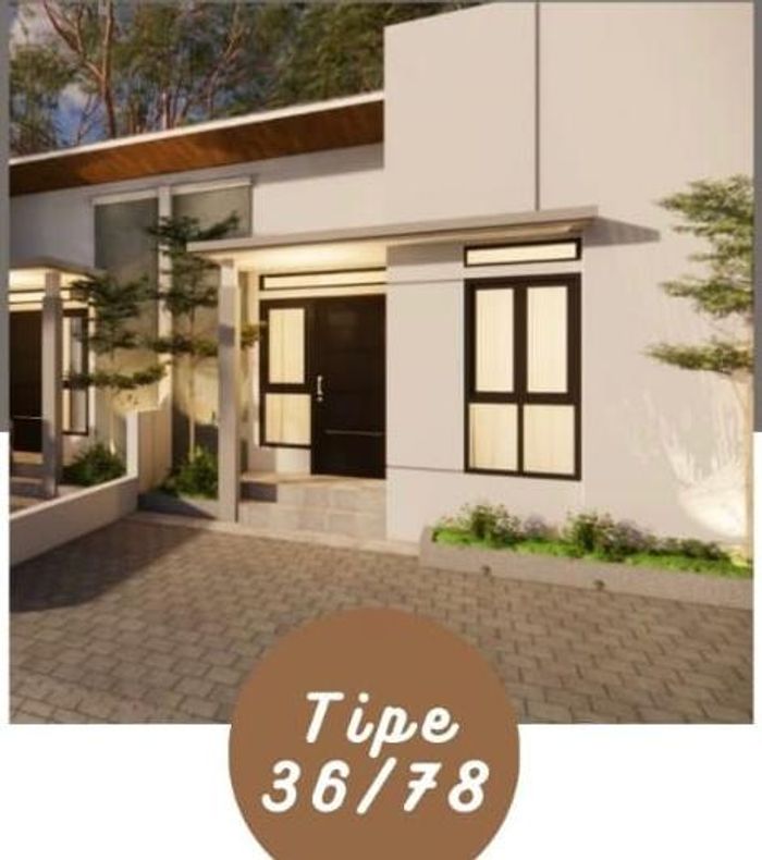 foto tampak rumah tipe 36 perumahan PASAU LAND RESIDENCE