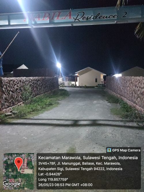 foto gerbang perumahan NABILA RESIDENCE 2 TAHAP 2
