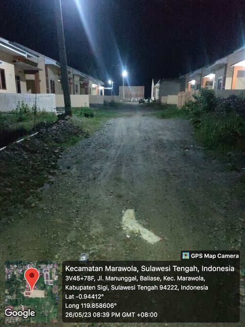 foto posisi tengah perumahan NABILA RESIDENCE 2 TAHAP 2