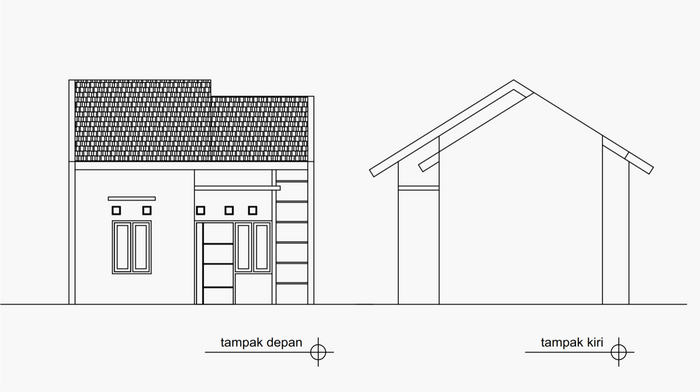 foto tampak rumah tipe 36 perumahan PERUMAHAN PANCAN RESIDENCE