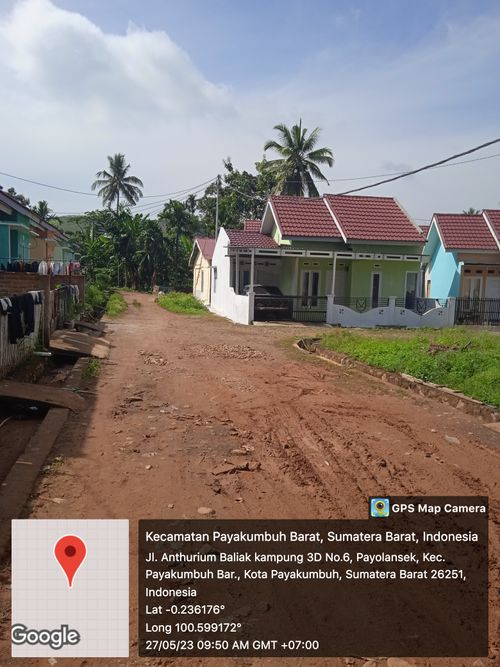 foto posisi tengah perumahan ABU RAIHAN VIEW III