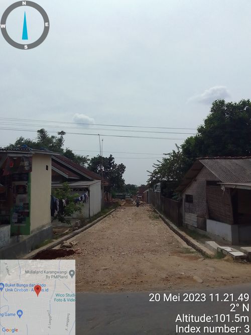 foto gerbang perumahan Karangwangi Residence