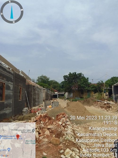 foto posisi tengah perumahan Karangwangi Residence