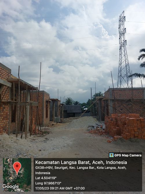 foto posisi tengah perumahan SEURIGET PERMAI
