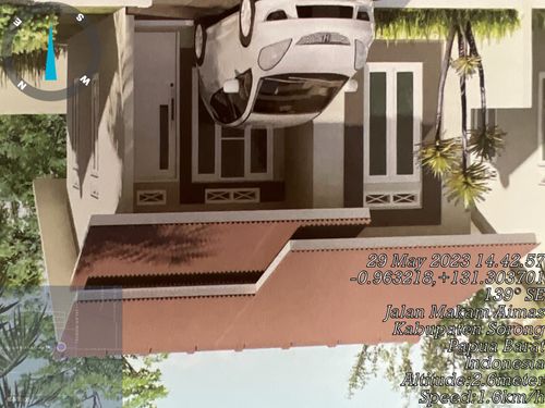 foto contoh rumah perumahan The Green Samoland