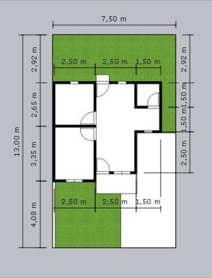 foto denah rumah tipe RSH perumahan Perumahan Sudimoro Cipta Residence