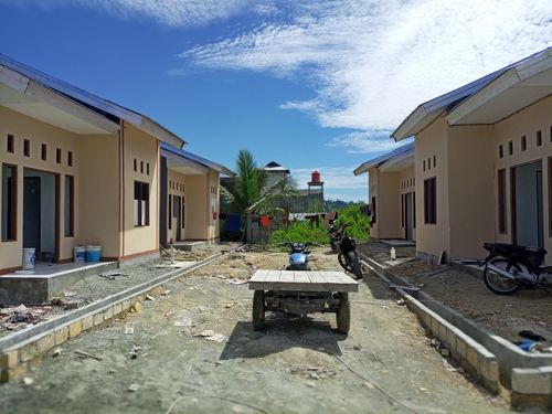 foto posisi tengah perumahan MAKURAGA GREEN RESIDENCE