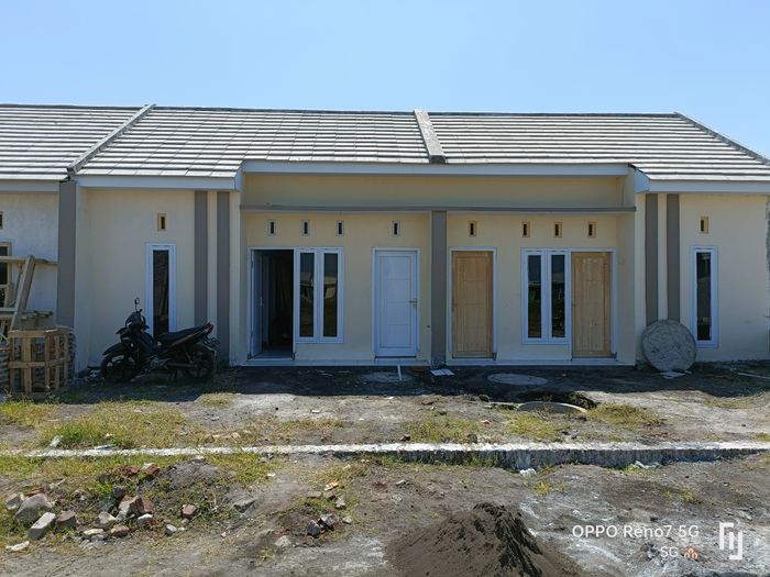 foto tampak rumah tipe 36 perumahan AL FATTAH 2