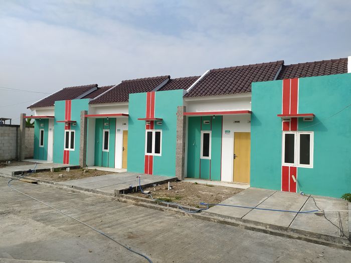 foto tampak rumah tipe 30 perumahan Green Harmoni Dadirejo Tahap 2