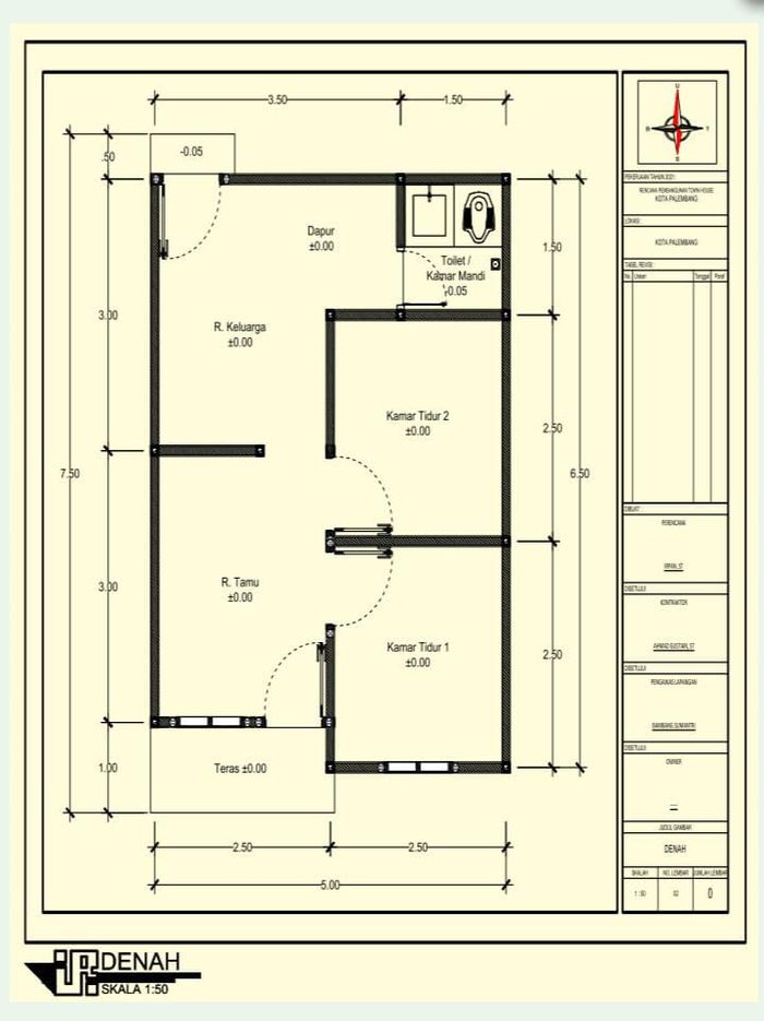 foto denah rumah tipe 36 Subsidi perumahan Arsenio Residence 6