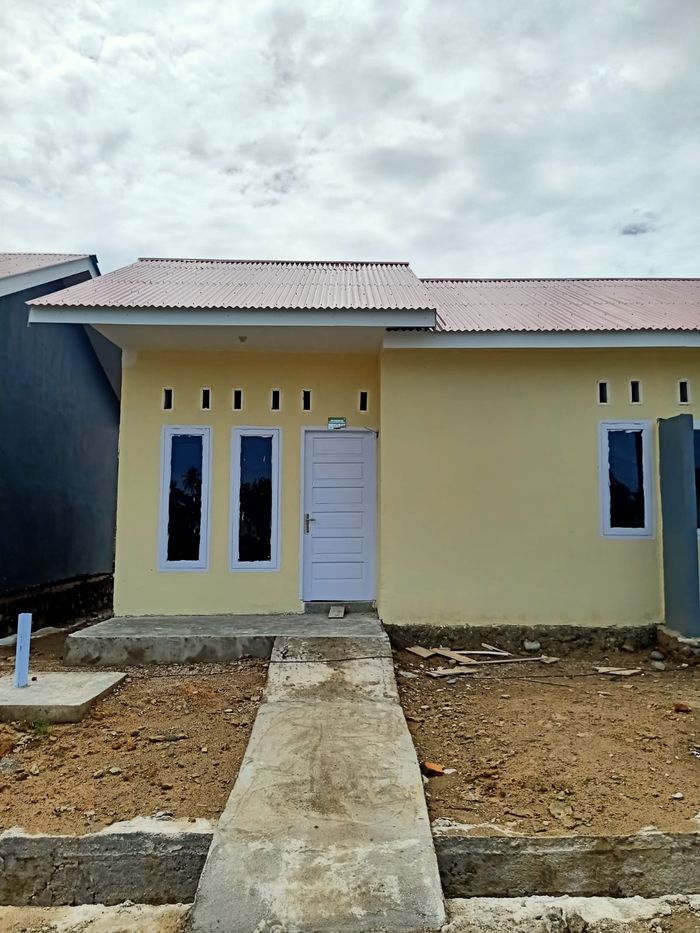 foto tampak rumah tipe 36 perumahan BUNGO PASANG ASRI