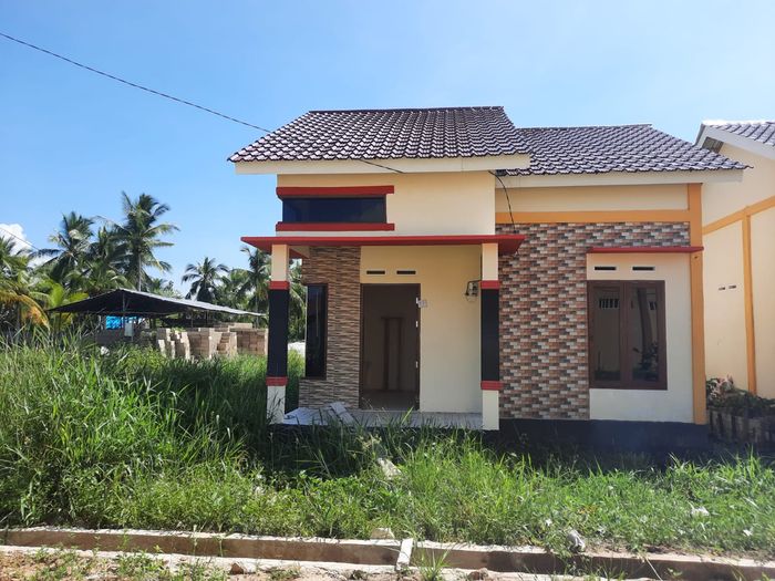 foto tampak rumah tipe 36 perumahan Cendana Asri 2.