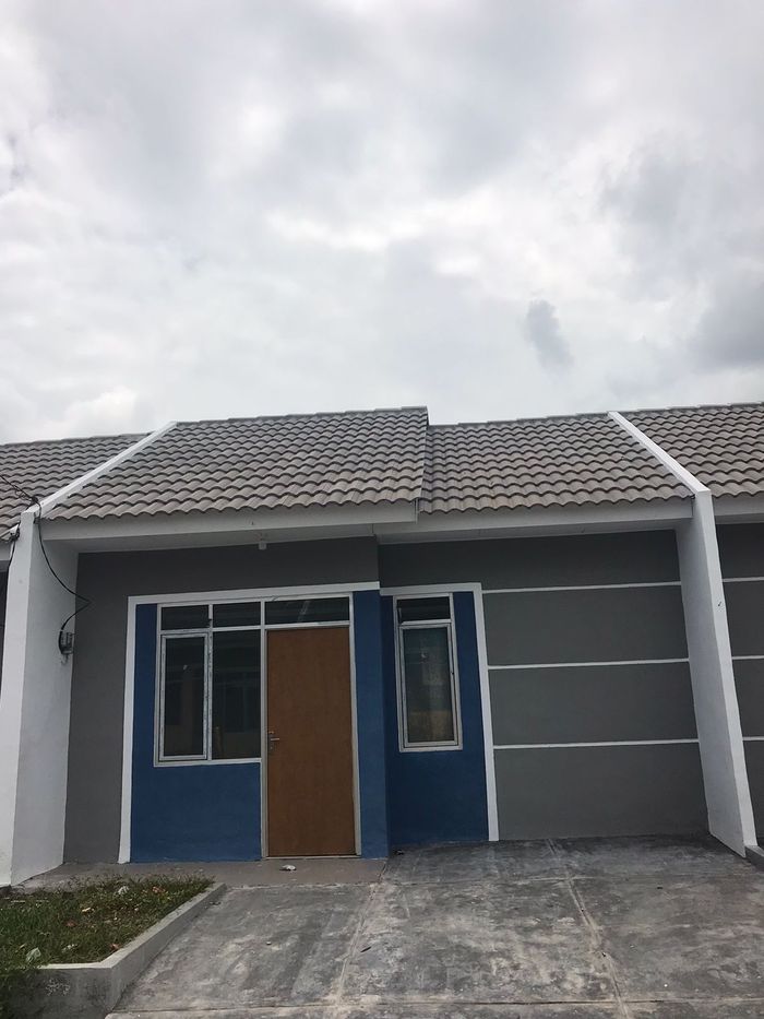 foto tampak rumah tipe 30/60 perumahan Puri Sava Gelam Pakel