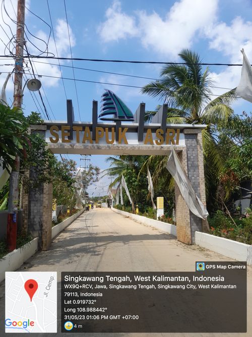 foto gerbang perumahan GOLDEN SETAPUK ASRI 6