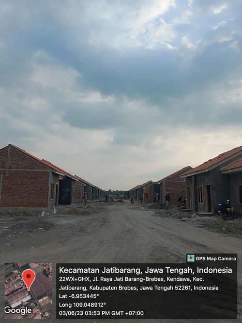 foto posisi tengah perumahan Griyo afa pesona jatibarang