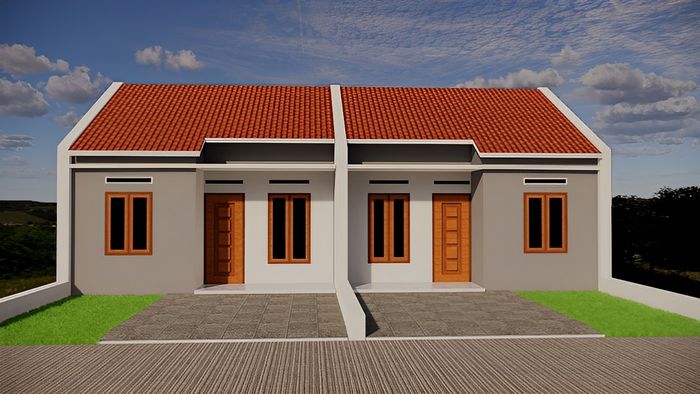 foto tampak rumah tipe 30/60 perumahan GRAHA ASRI REJOSARI 5