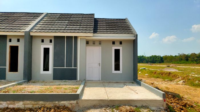 foto tampak rumah tipe 30 perumahan Perumahan Maritza Padaran