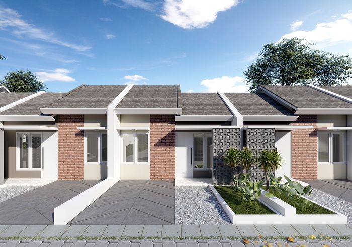 foto tampak rumah tipe 36/72 perumahan CITRA RESIDENCE BULULAWANG