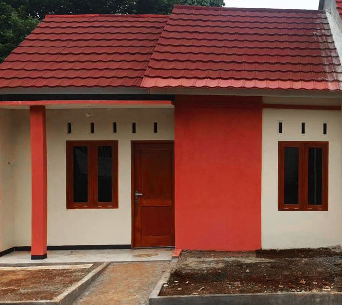 foto tampak rumah tipe 36/66 perumahan GRAND SATRIA WIJAYA RESIDENCE