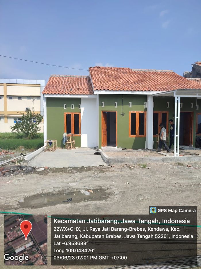 foto tampak rumah tipe SUBSIDI perumahan Griyo afa pesona jatibarang