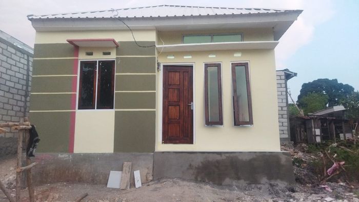 foto tampak rumah tipe 36 perumahan LOTI NAIONI RESIDENCE
