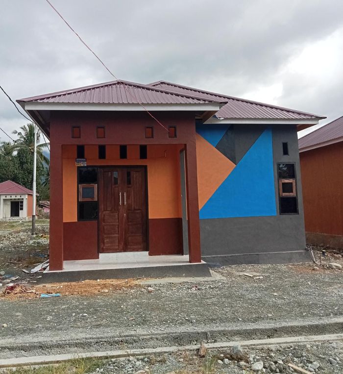 foto tampak rumah tipe 36 perumahan Grand Cempaka 
