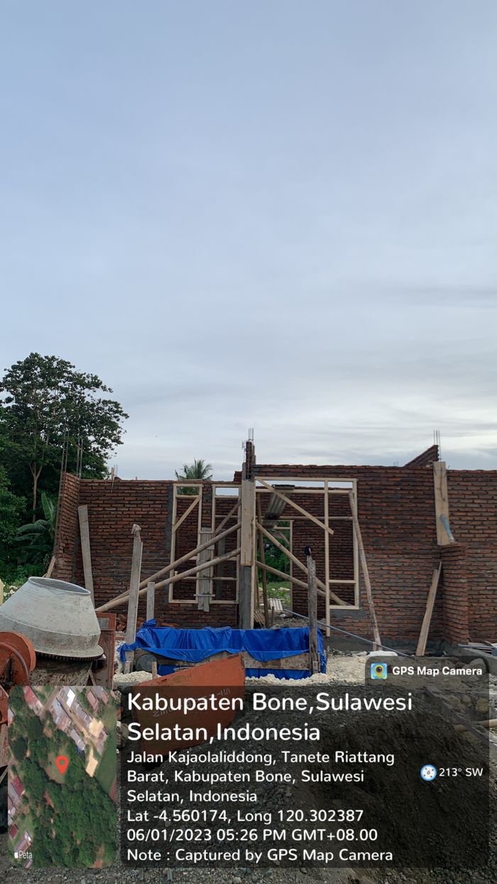 foto tampak rumah tipe 36/72 perumahan Aliyah Residence