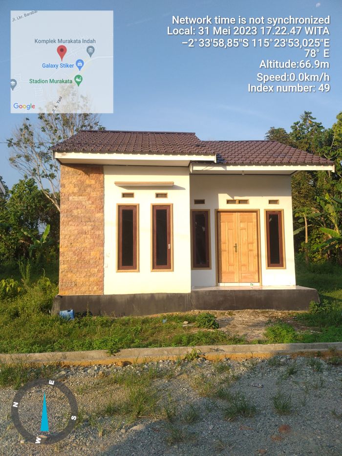 foto tampak rumah tipe 36 subsidi perumahan NURUL HIDAYAH TAHAP 2