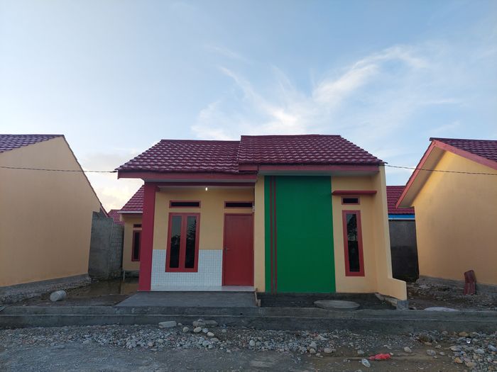 foto tampak rumah tipe 36 tunggal perumahan Griya Anggrek Asri 5