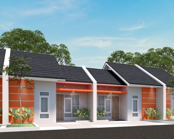 foto tampak rumah tipe NEW CELOSIA perumahan BATARA PARKVIEW