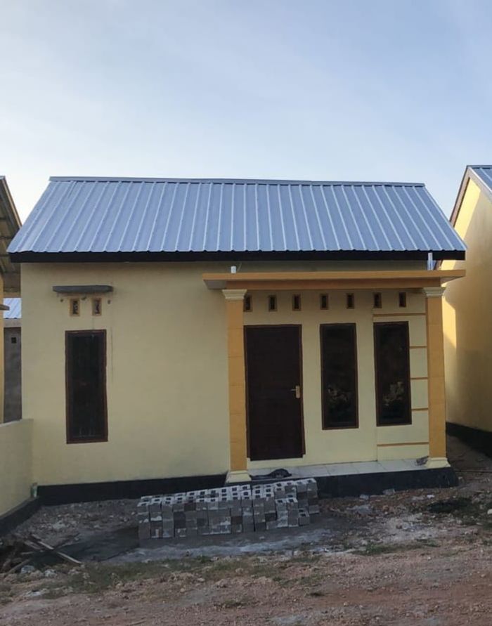 foto tampak rumah tipe 36 perumahan ANUGERAH SEJAHTERA 3