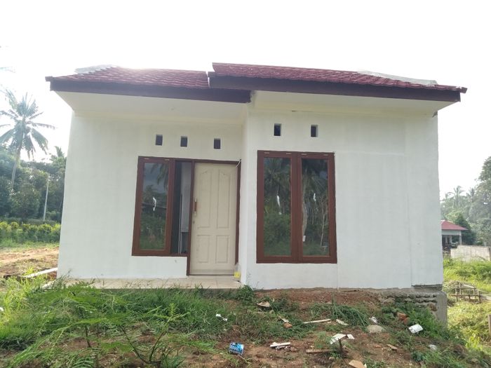 foto tampak rumah tipe 36 perumahan ALDI RESIDENCE PAGARUYUNG 2