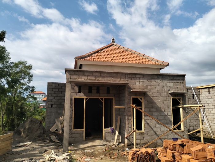 foto tampak rumah tipe subsidi perumahan TULIP RESIDENCE PANJI