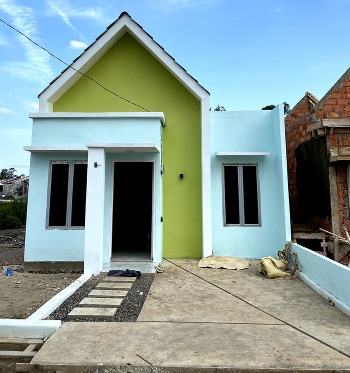 foto tampak rumah tipe 36/84 perumahan Permata Serang Residence 5