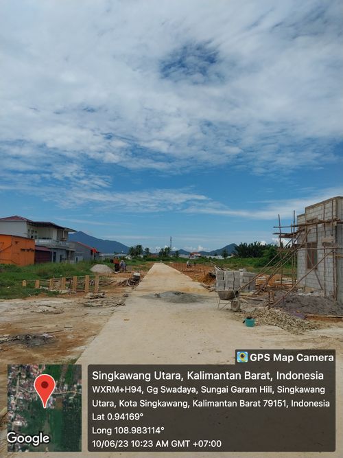 foto posisi tengah perumahan GRAND SEMAI CITY 2