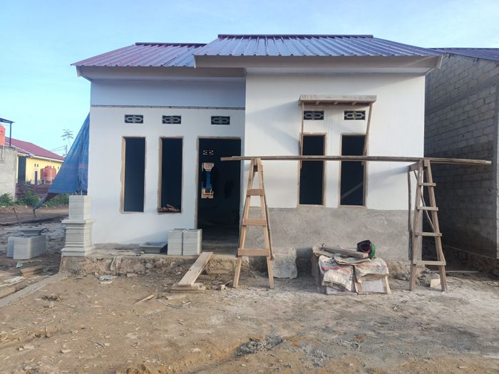 foto tampak rumah tipe 36/ 97,5 perumahan PERMATA RESIDENCE 6