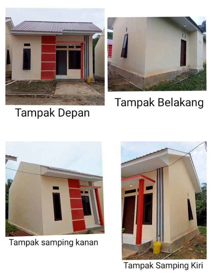 foto denah rumah tipe 36 perumahan berjaya lahubala tekosi