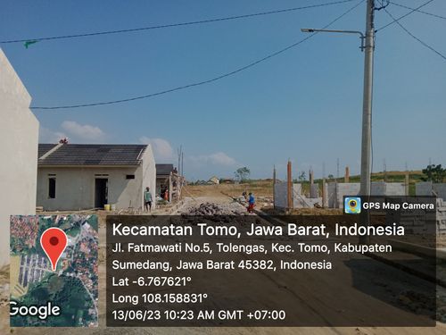 foto posisi tengah perumahan TOMO RESIDENCE PARK Tahap 2