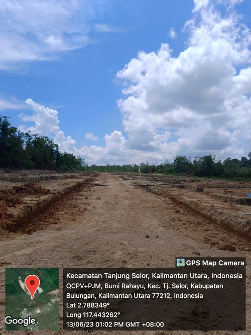 foto posisi tengah perumahan GLOBAL GREEN HOUSE