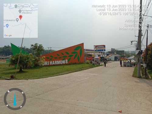 foto gerbang perumahan PERUMAHAN PURI HARMONI 8 EXTENSION TAHAP 2
