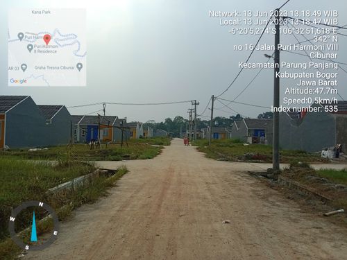 foto posisi tengah perumahan PERUMAHAN PURI HARMONI 8 EXTENSION TAHAP 2