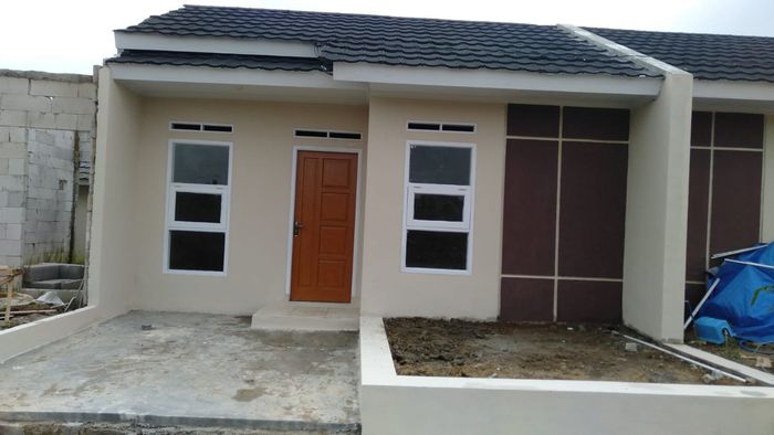 foto tampak rumah tipe 30 perumahan TOMO RESIDENCE PARK Tahap 2
