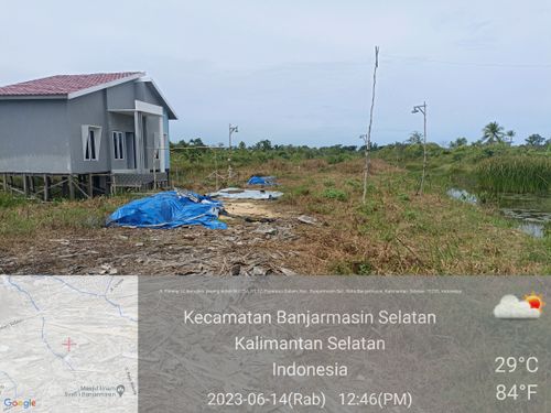 foto posisi tengah perumahan GRAHA AZZAHRA BERANGAS