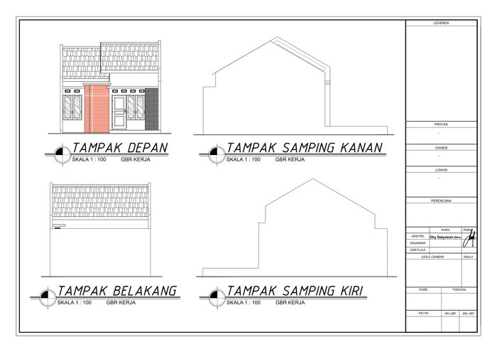 foto tampak rumah tipe Subsidi perumahan Grand Handayani Residence 3
