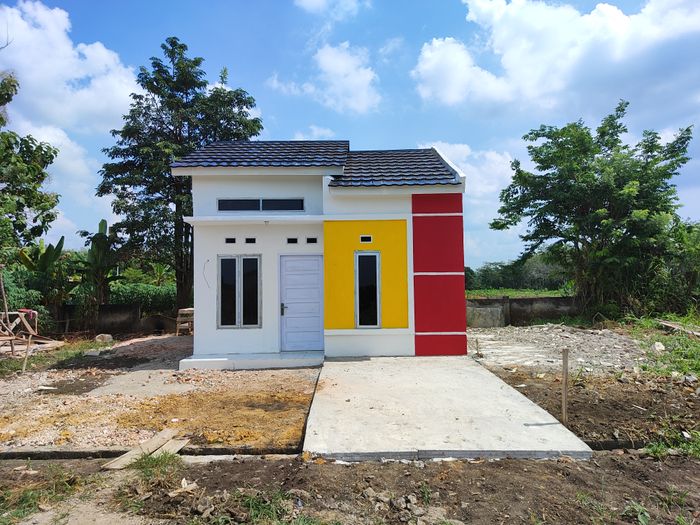 foto tampak rumah tipe 36 perumahan Permata Galaxy Residence