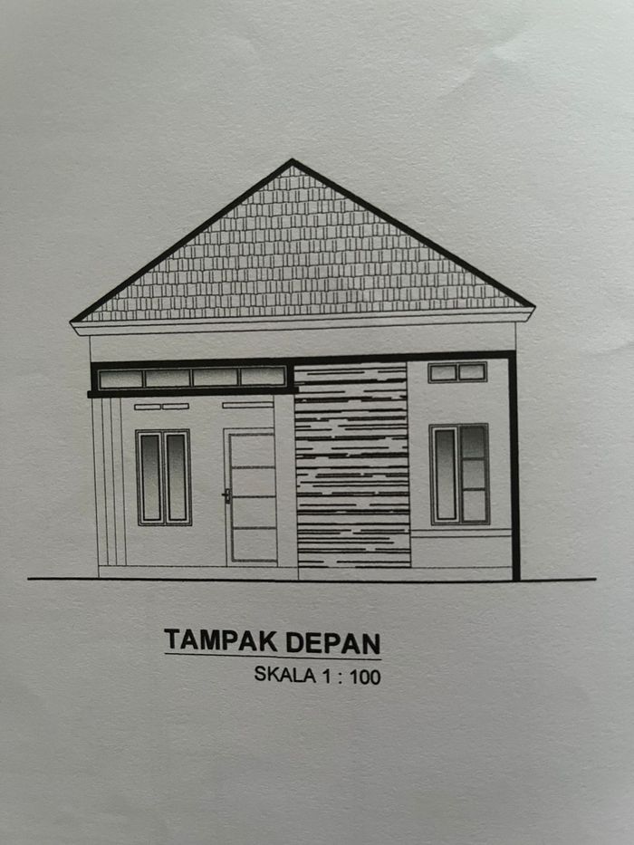 foto tampak rumah tipe 36 perumahan GRAHA KIRANA 13