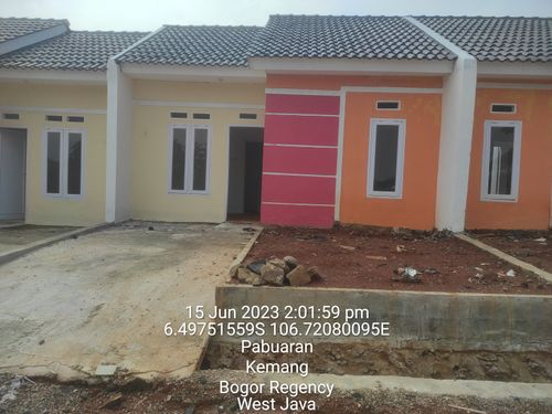 foto contoh rumah perumahan Puri Begawan Kemang