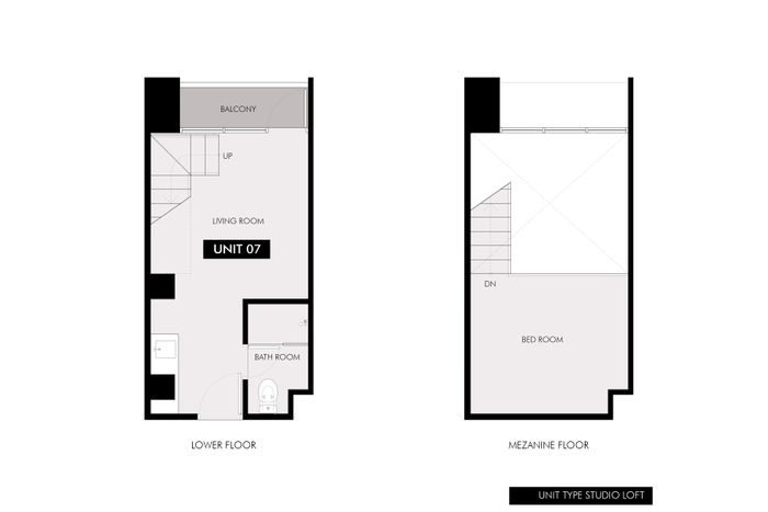 foto denah rumah tipe Studilo Loft No.7 perumahan Sudimara Forestwalk