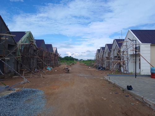 foto posisi tengah perumahan Hokiland Home Sweet Home