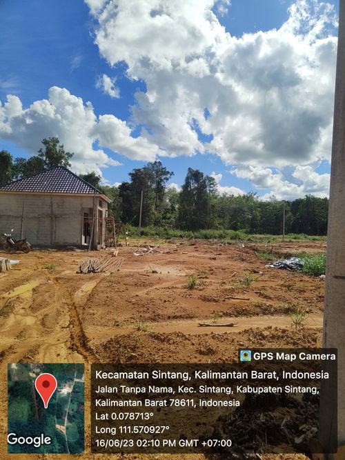 foto posisi tengah perumahan PESONA JERORA